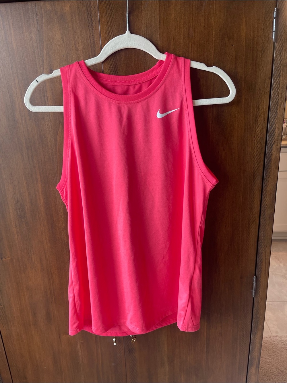 Nike Women's Bright Pink Performance Tank Top